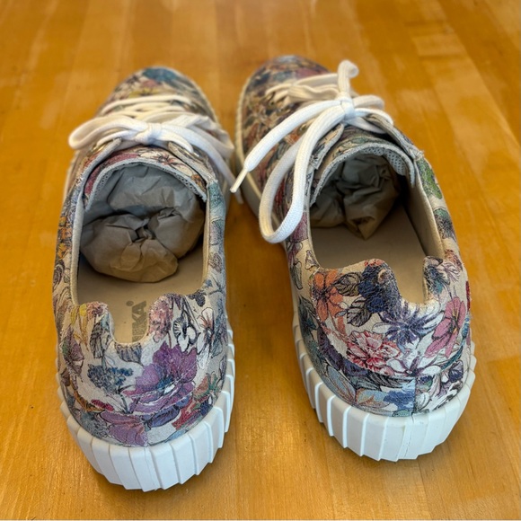 Romika suede floral sneakers boho rubber low platform NEW by Josef Seibel comfy - Picture 8 of 13